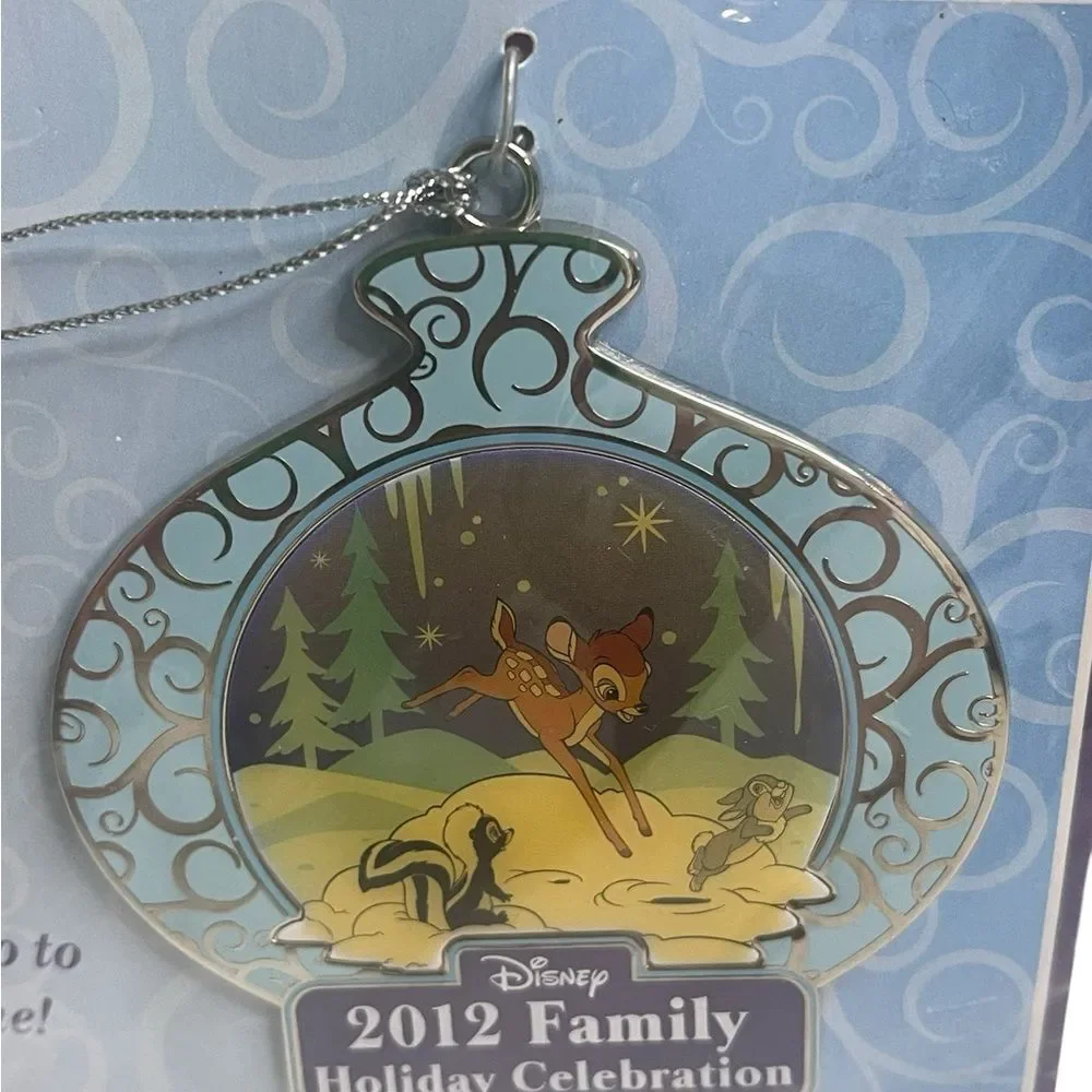 Disney Family Holiday Celebration 2012 CHRISTMAS ORNAMENT Bambi CAST EXCLUSIVE!